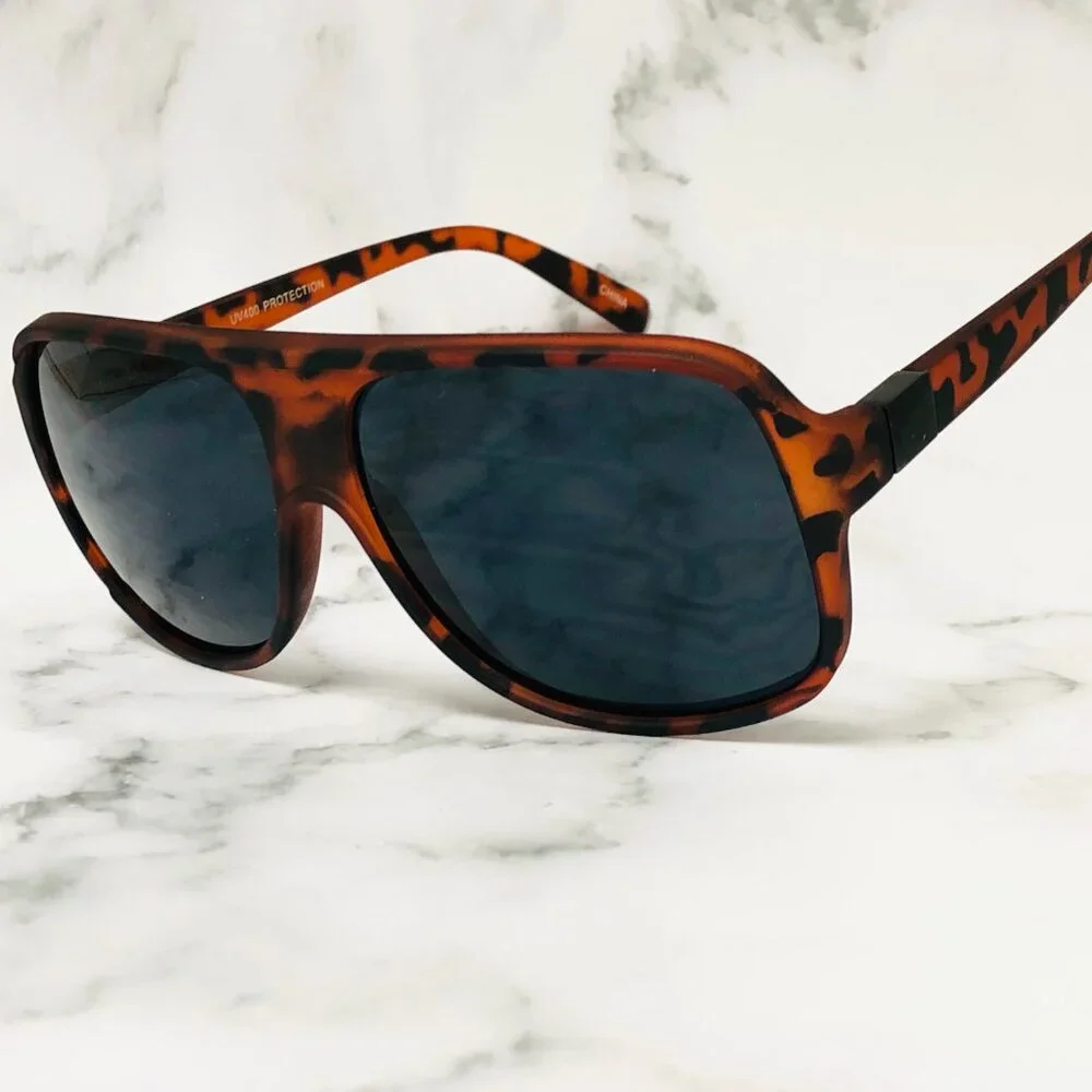 Men Sunglasses Tortoise Frame Designer Sports Shades Outdoor Driving Lentes Gafa